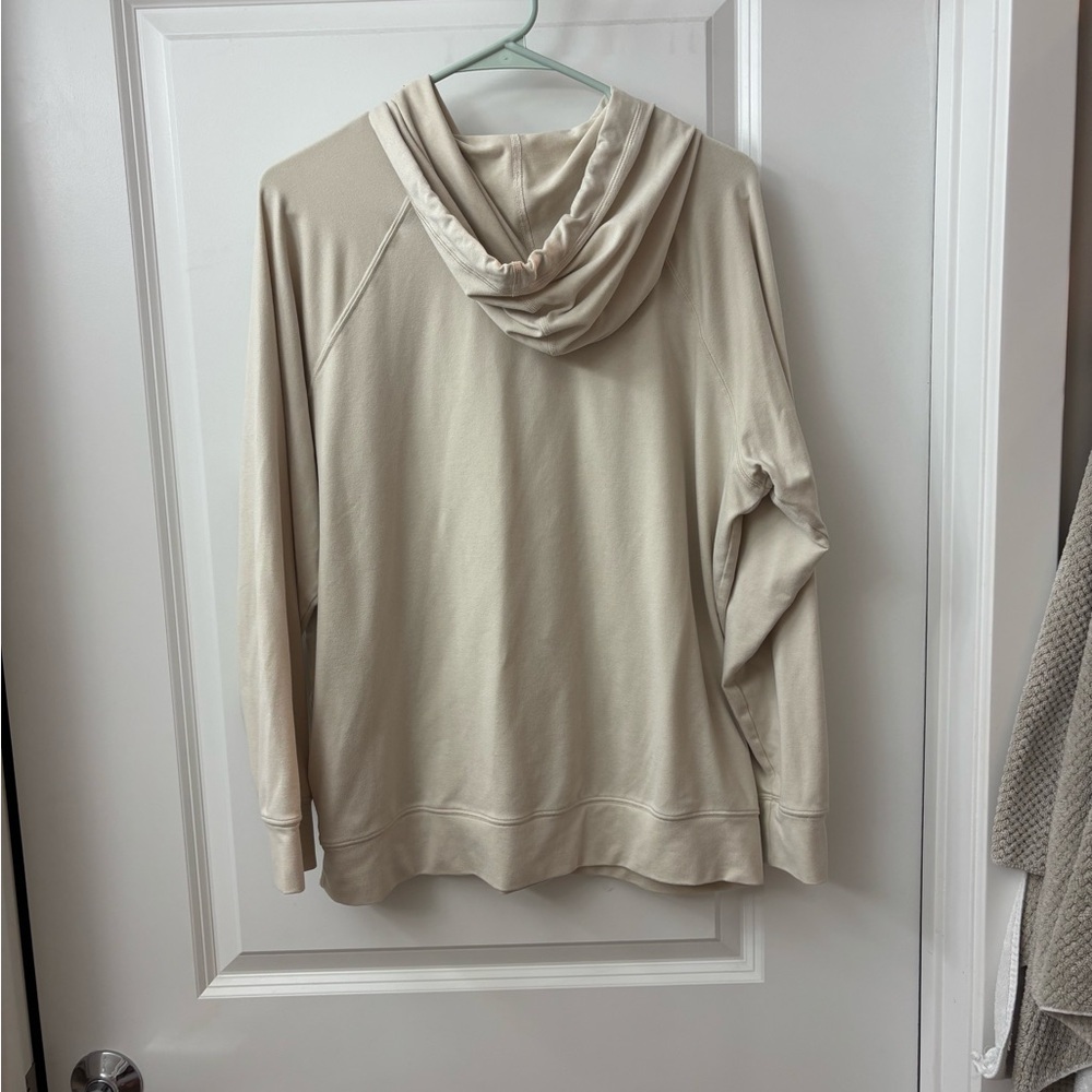 Vouri Cream Halo Oversized Hoodie - Picture 2 of 4